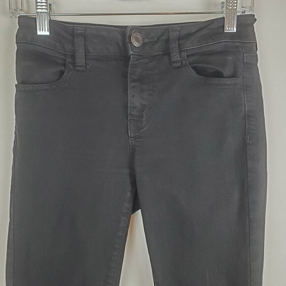 American Eagle 2 Short Black Hi Rise Jegging Skinny‎ jeans - Picture 6 of 7